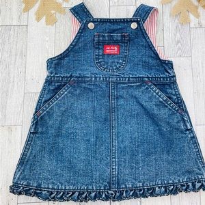 Old Navy Jean skirtall dress size 3-6 months